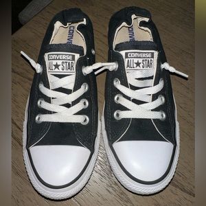 Black womens shoreline Converse Chuck Taylor All Star shoes